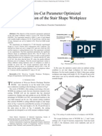 CNC Wire-Cut Parameter Optimized Determination of The Stair Shape Workpiece