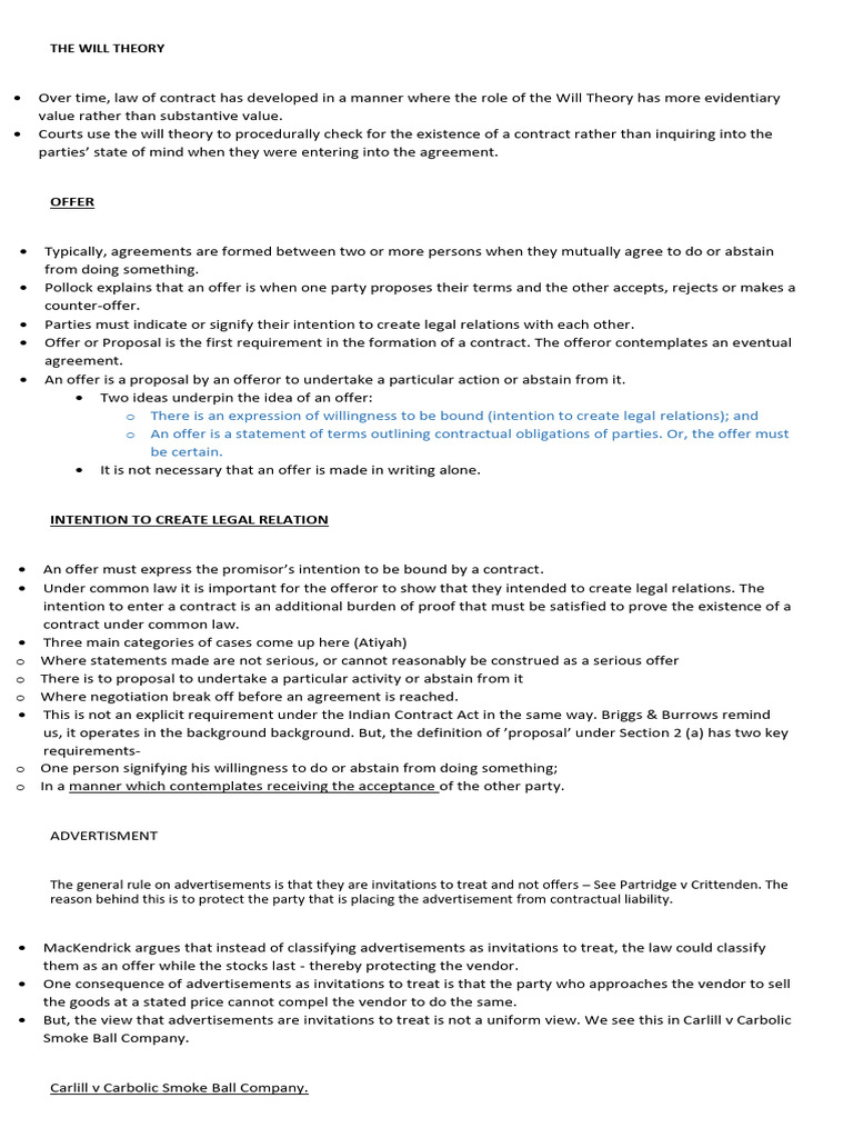 contracts-1 | PDF | Offer And Acceptance | Business Law