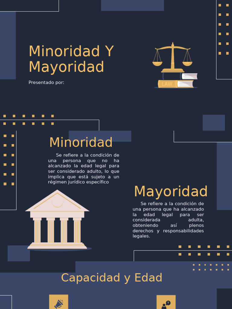 Minoridad y Mayoridad | PDF | Menor (ley) | Justicia
