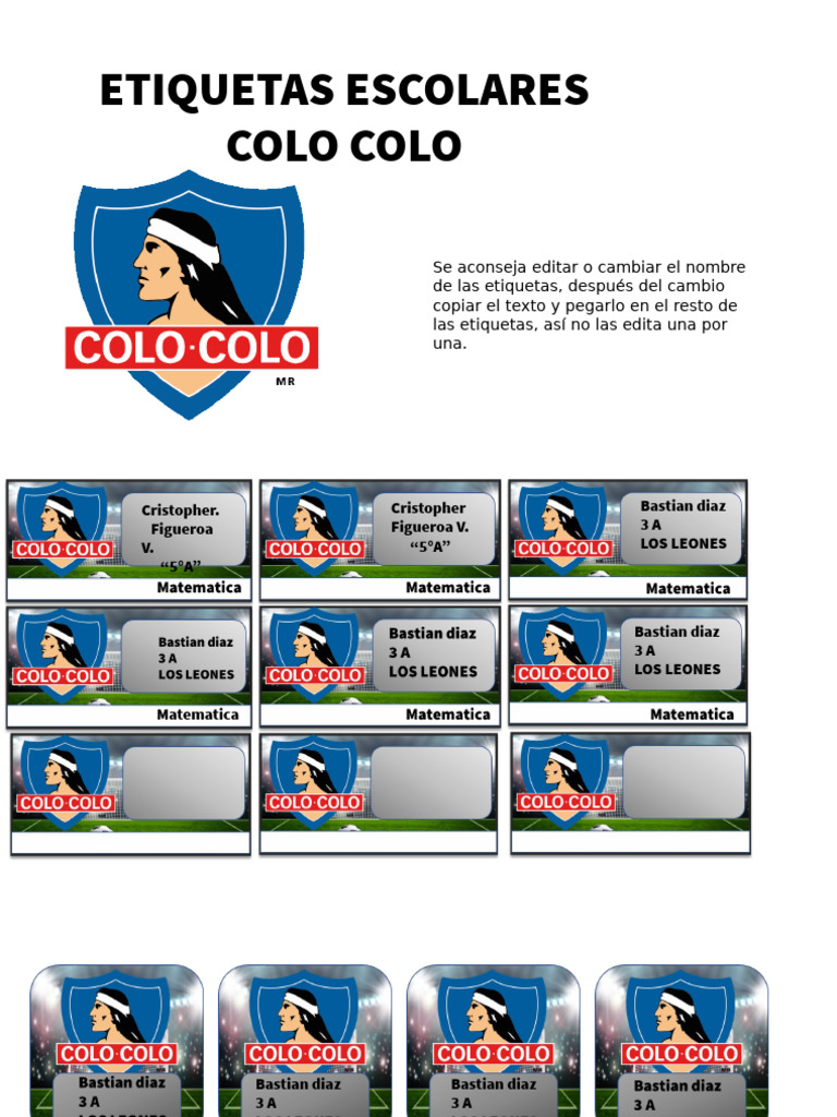 Colo Colo 2 | PDF