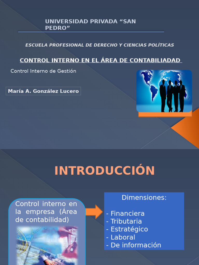 Control Interno en Contabilidad Empresarial | PDF | Contabilidad | Business