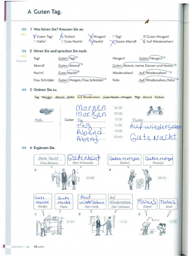 Homwork Solution For GErman | PDF