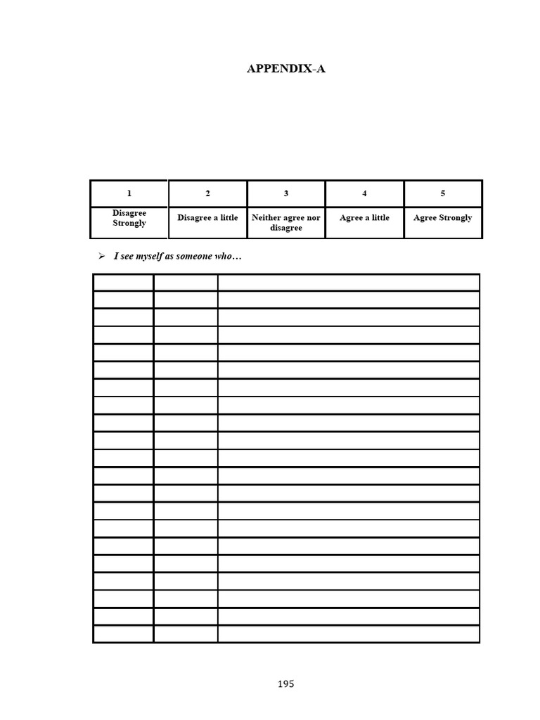 MTQ-10 Questionnaire Overview | PDF | Psychological Concepts ...
