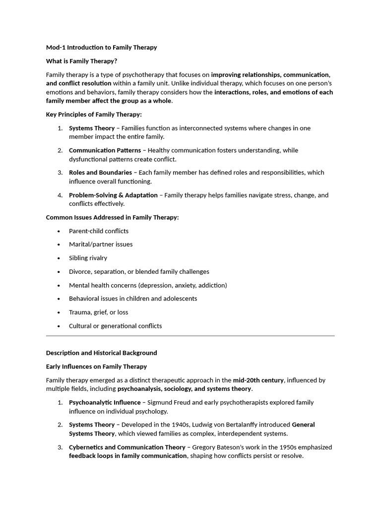 Techniques in Family Therapy: Validation & Reframing | PDF ...