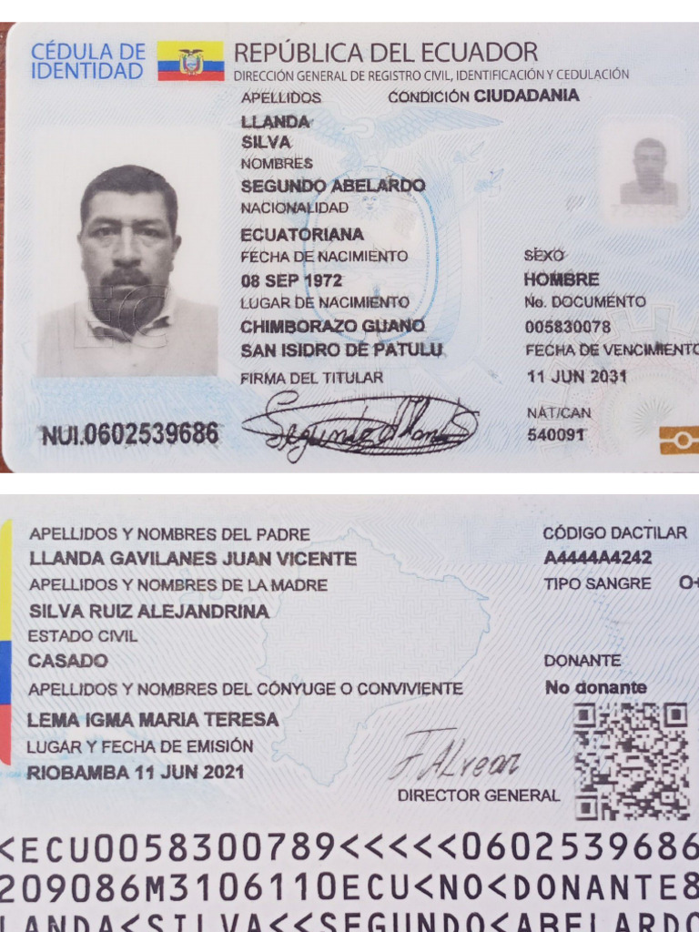 PDF Cedula | PDF