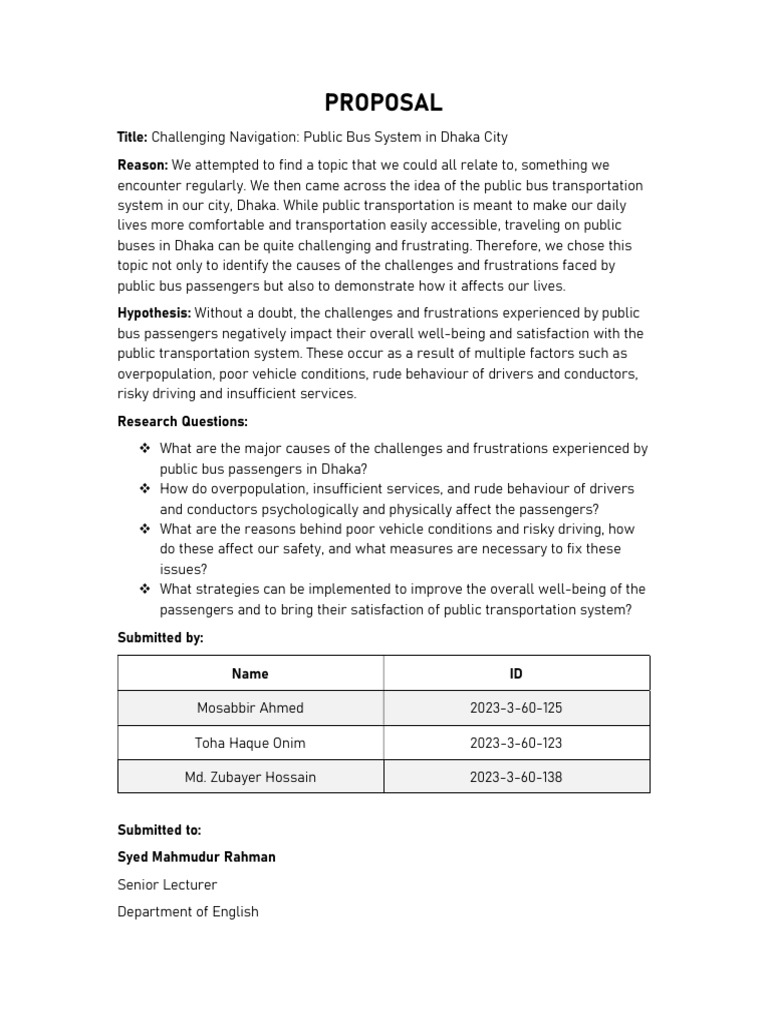 Term Paper Proposal | PDF