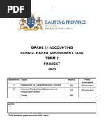 Accounting Grade 11 Project Term 2 Question Paper 2025 | PDF | Book ...