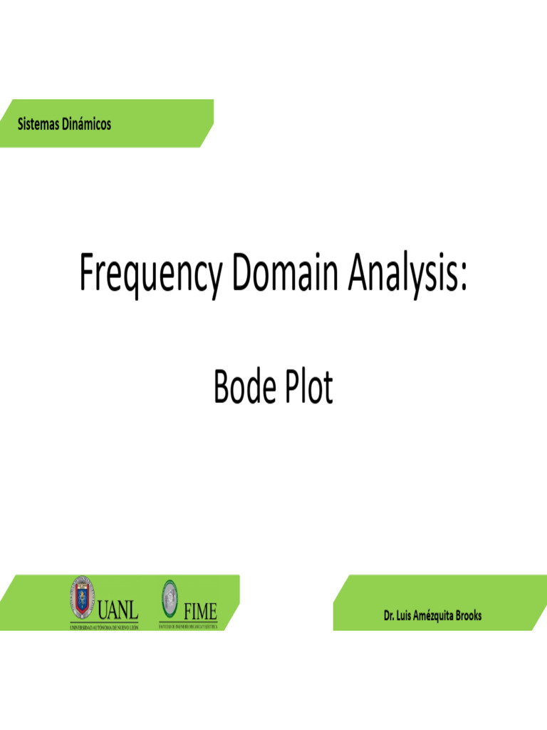 Bode Plot Analysis for Dynamic Systems | PDF | Resonance | Signal ...