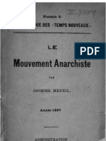 Jacques Mesnil - Le Mouvement anarchiste (1897)