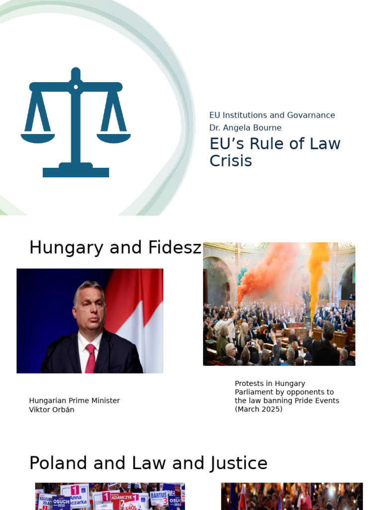 EU Rule of Law Crisis: Democratic Backsliding | PDF | European Union ...