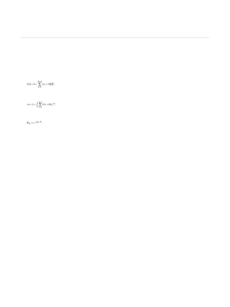 Discrete Fourier Transform in MATLAB | PDF | Discrete Fourier Transform ...