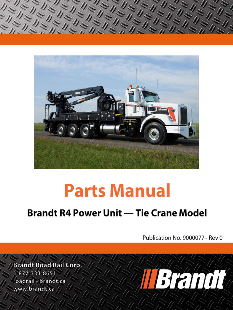 Brandt R4 Power Unit Parts Manual | PDF | Welding | Construction