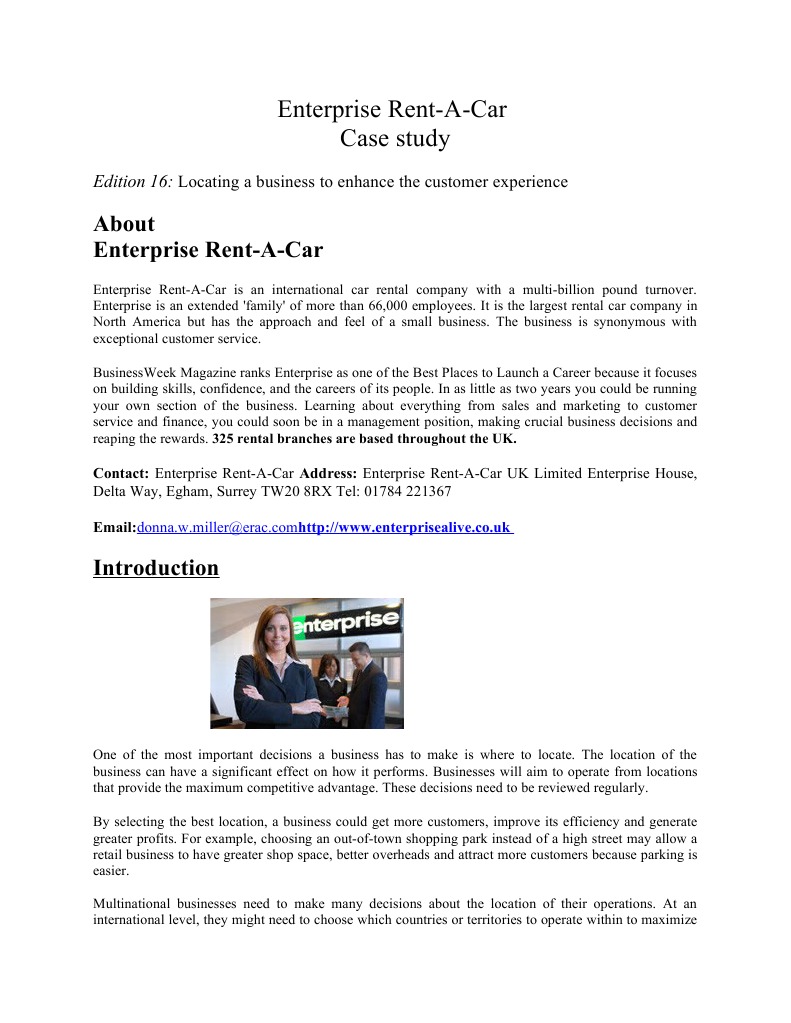Enterprise Rent A Car | PDF | Car Rental | Profit (Accounting)