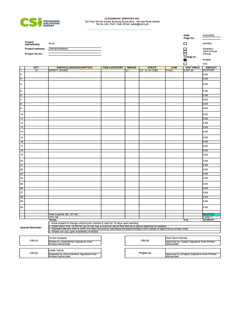 DLSL Safety Shoes - Template | PDF | Taxes | Economies