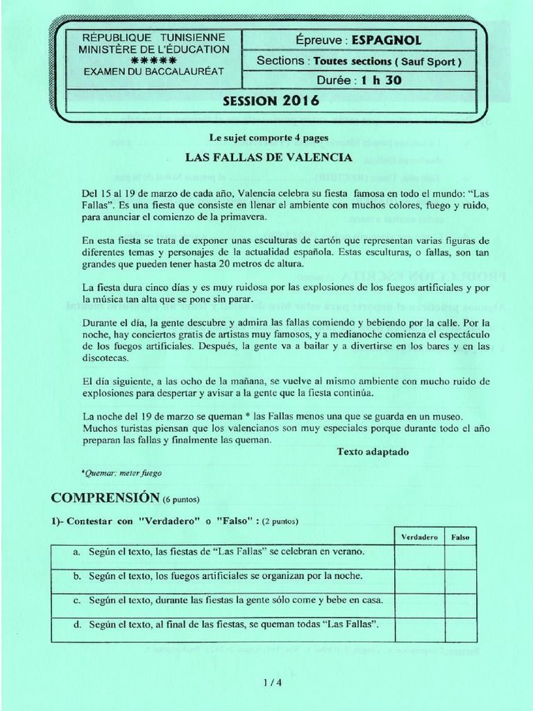 BP 16 Fait Et Corri | PDF