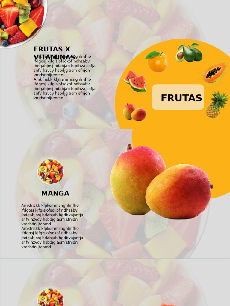 Teste Frutas | PDF