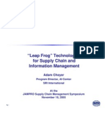 " Leap Frog " Technologies For Supply Chain and Information Management