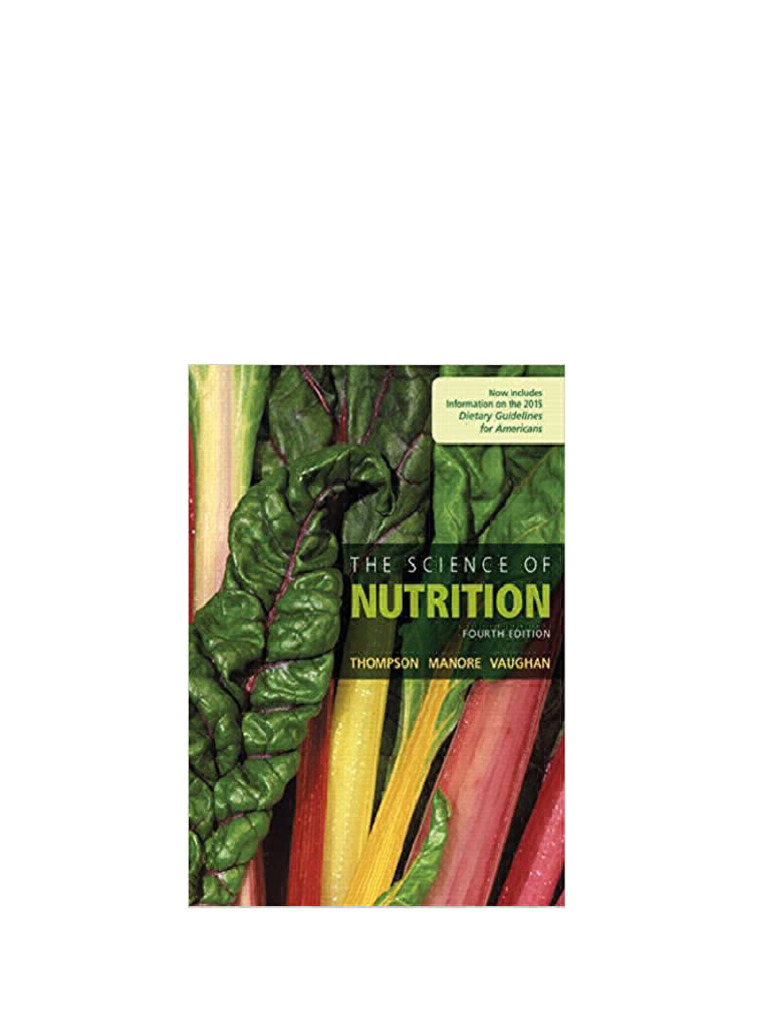 The Science of Nutrition 4th Edition by Janice J. Thompson (Ebook PDF ...