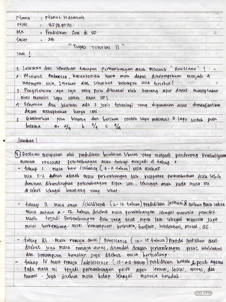 Tugas Tutorial II | PDF