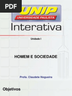 Homem e Sociedade Unidade I Slides