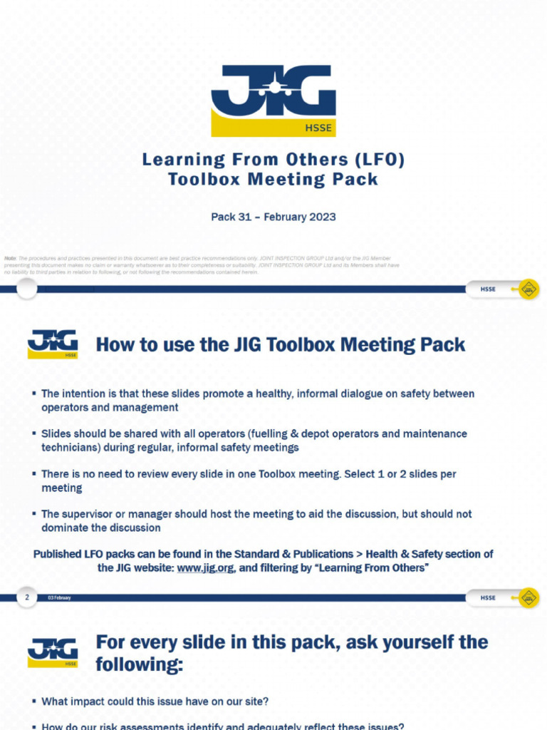 LFO Toolbox Meeting Guide | PDF