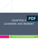 Lecture in GenPsych CHAPTER 5 Learning and Memory