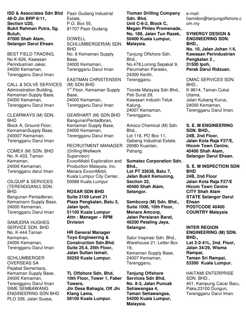 Oil Gas Company N Services Pdf