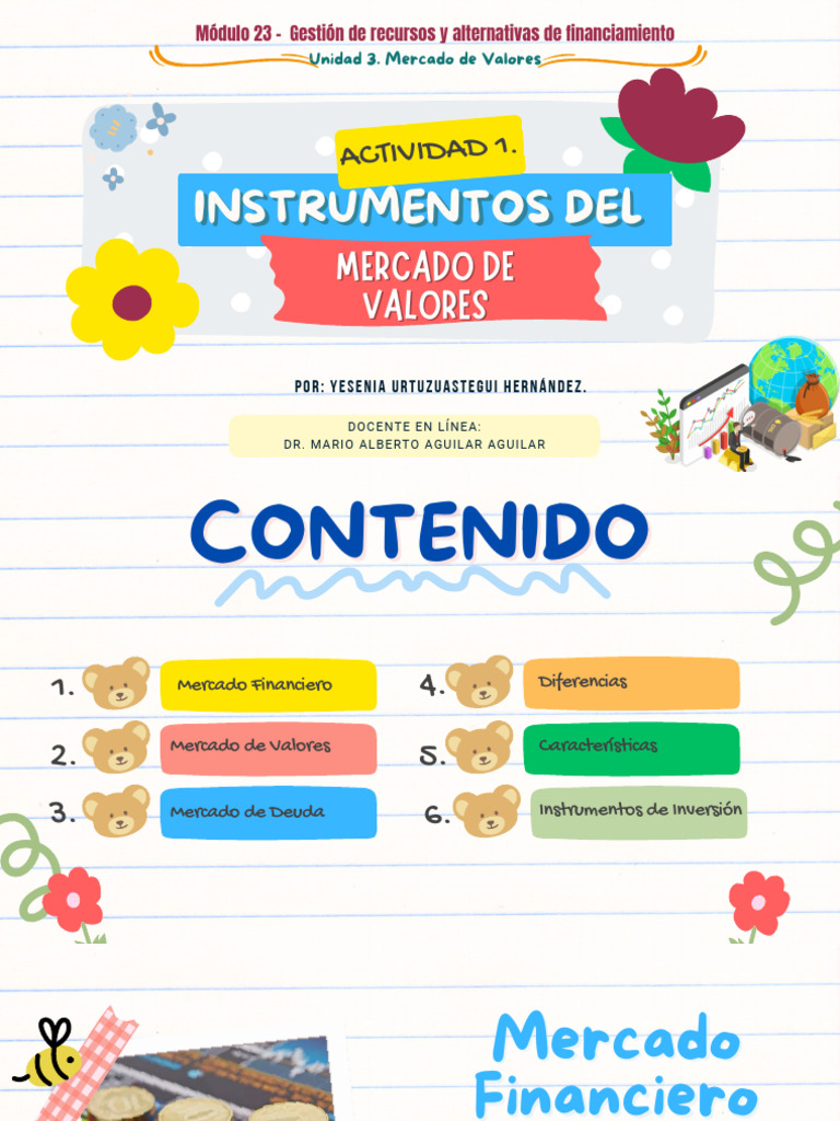 Instrumentos del Mercado de Valores | PDF | Bolsa de Valores | Bolsa