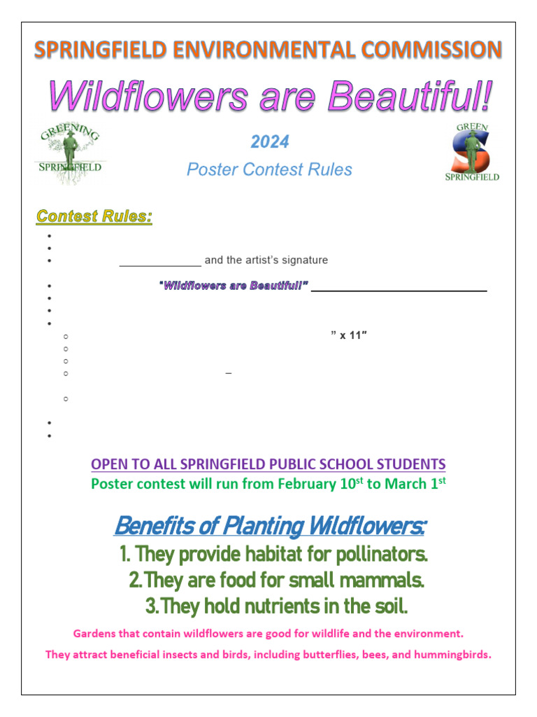 Springfield Poster Contest Rules | PDF