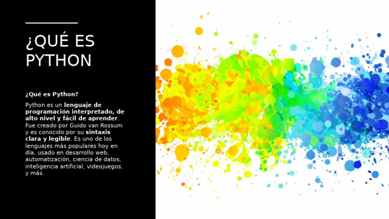 ¿Qué Es Python? | PDF