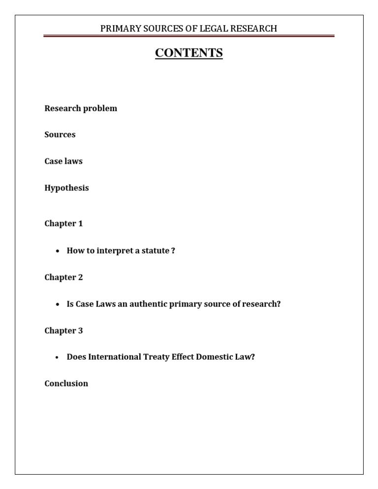 Primary Sources in Legal Research Guide | PDF