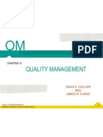 Quality Management: David A. Collier AND James R. Evans