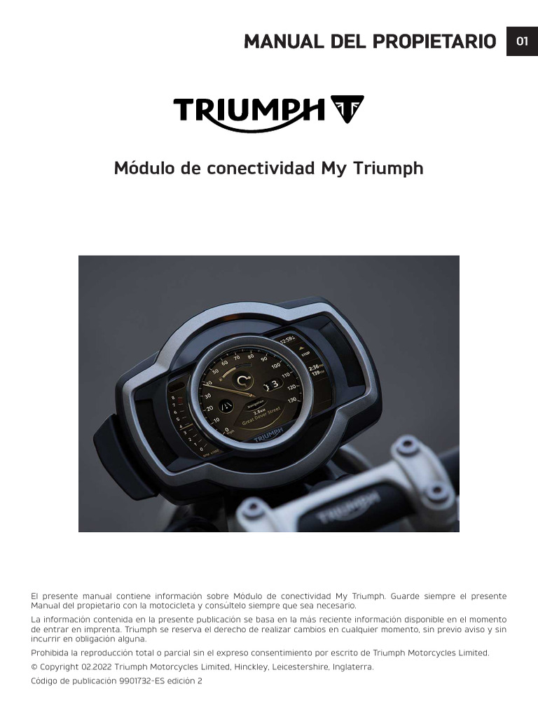 Manual de Conectividad My Triumph | PDF | Bluetooth | Software