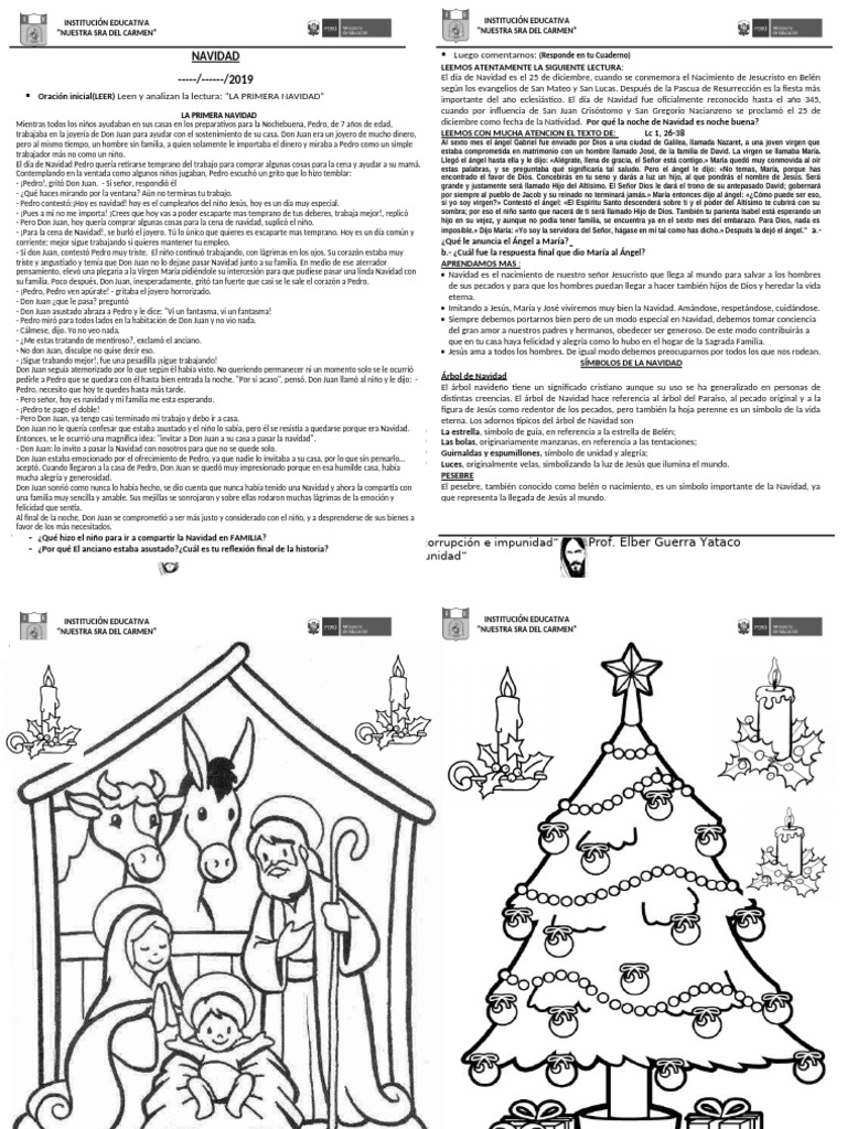 Reflexiones sobre la Navidad 2019 | PDF | María, madre de Jesús | Navidad