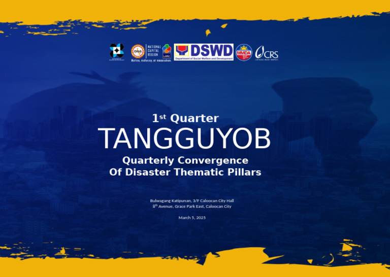1st Quarter Disaster Convergence 2025 | PDF