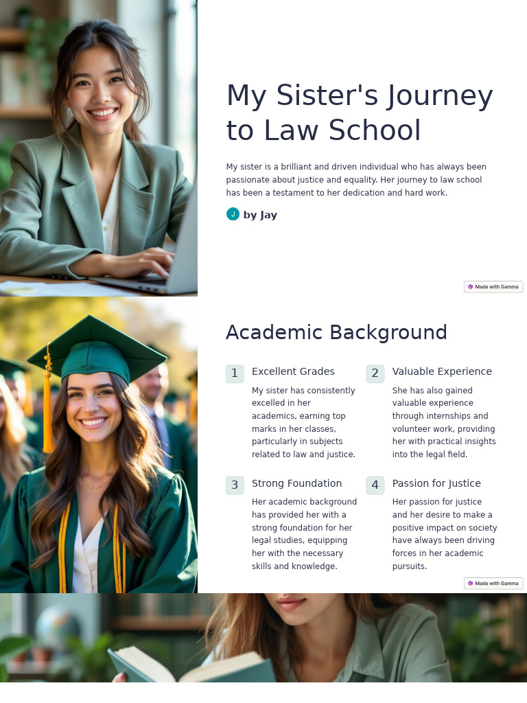 My Sisters Journey To Law School | PDF | Cost Of Living | Law School ...