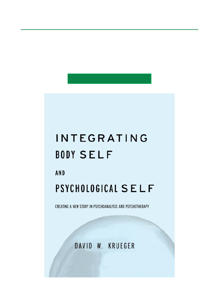 Integrating Body Self & Psychological Self - 2nd Edition Premium Ebook ...