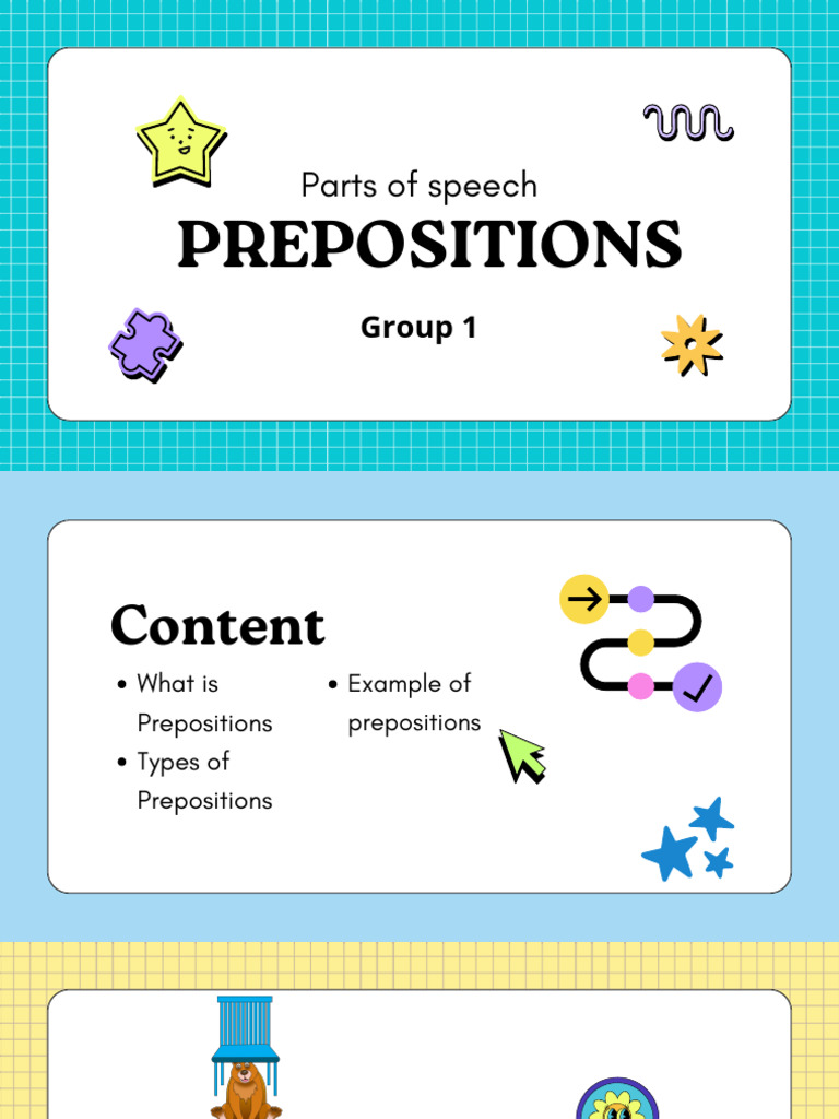 Examples In, At, On, Of, To, By, For, With, About, Etc. | PDF | Part Of ...