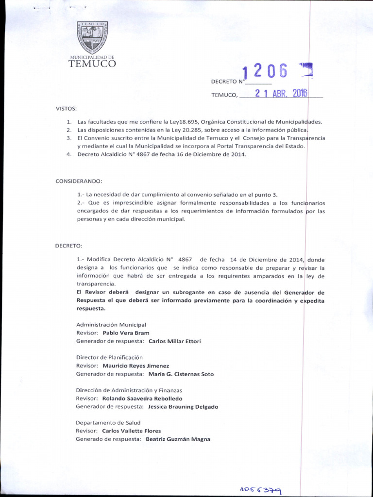 DGM 1206 2016 | PDF