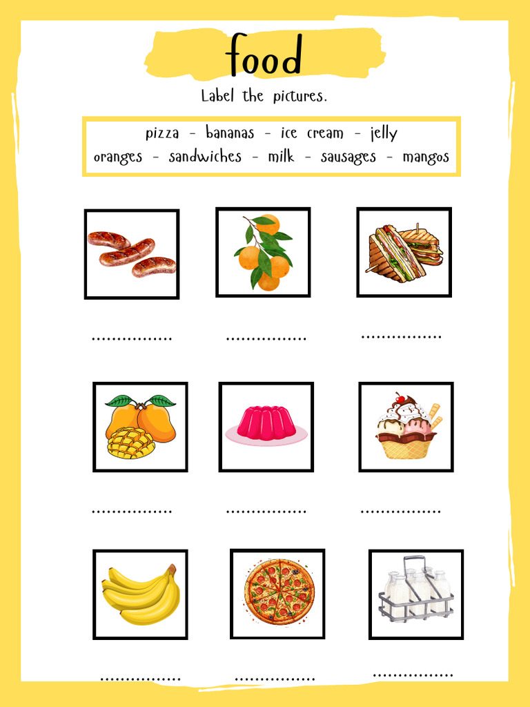 Food Labeling and Preference Activity | PDF