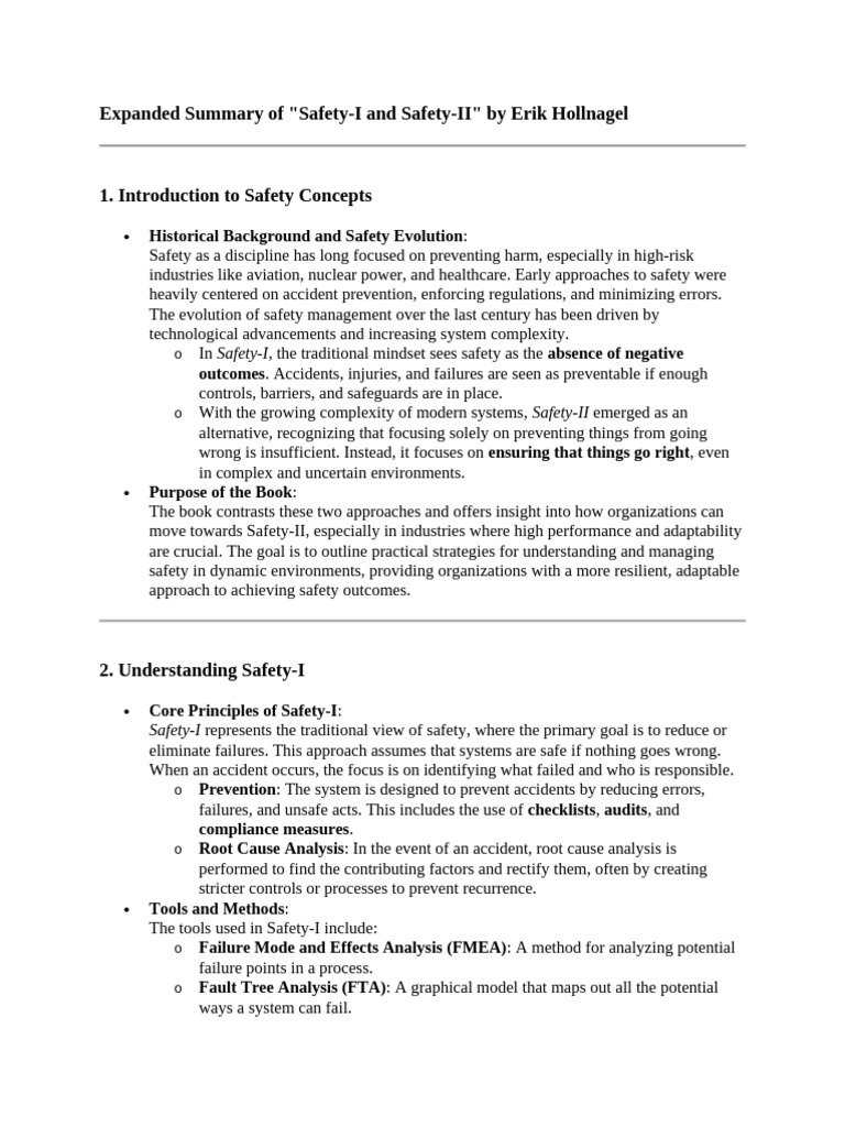 Expanded Summary of | PDF | Safety | Psychological Resilience
