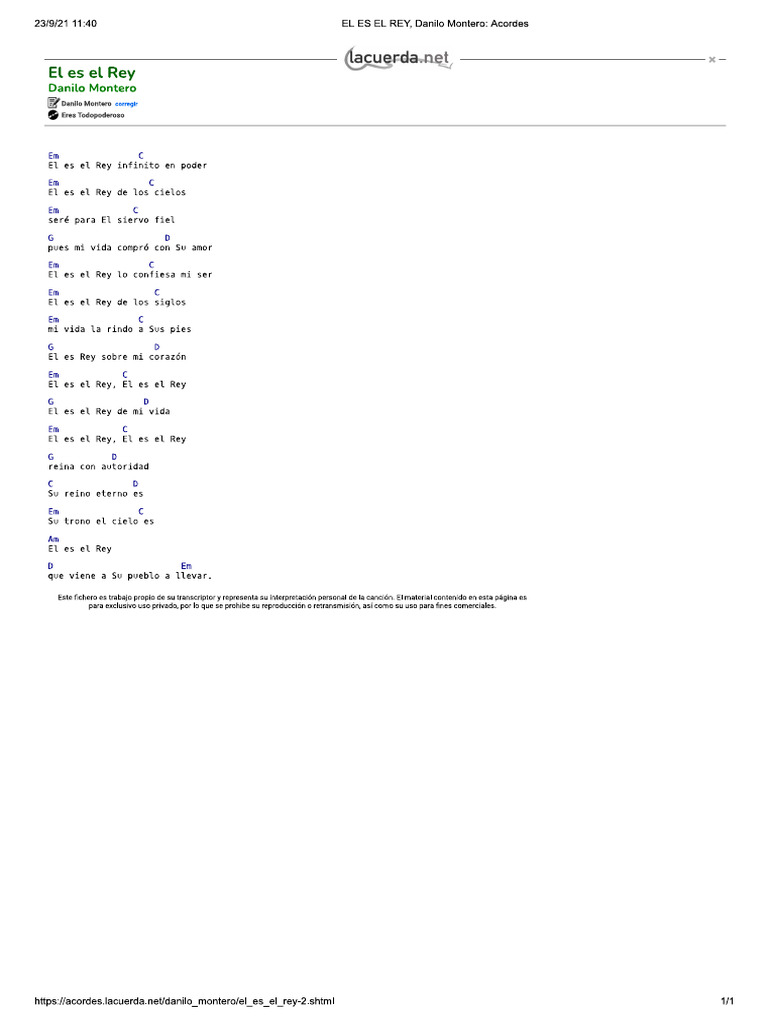 El Es El REY | PDF