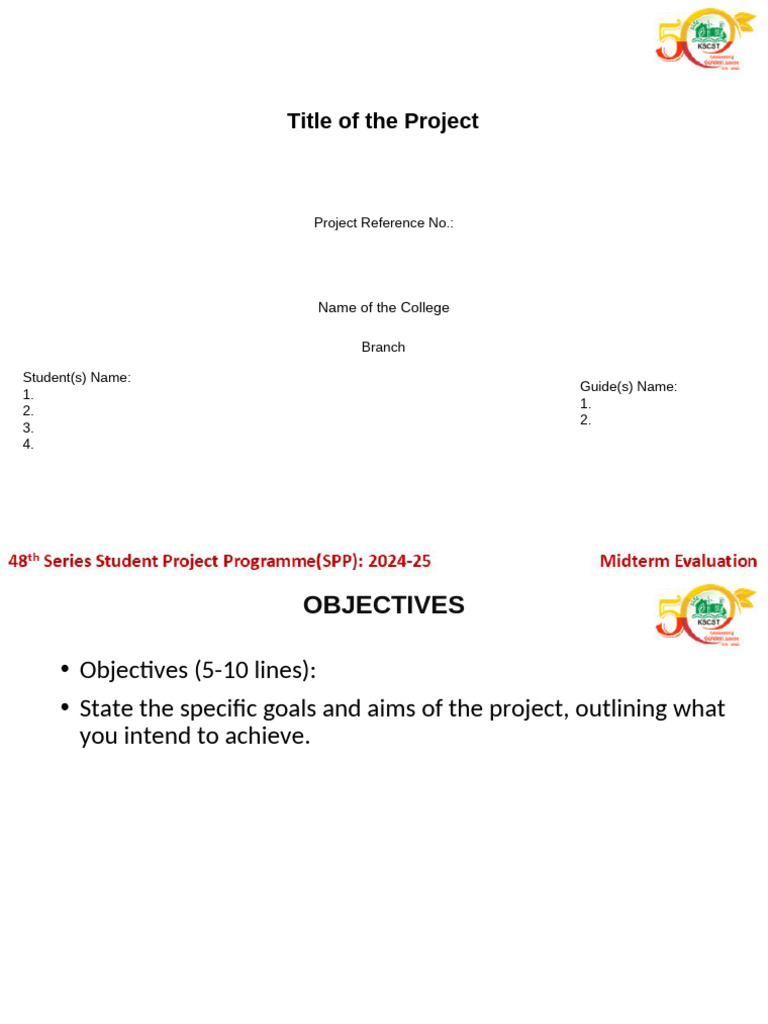 Project Midterm Evaluation Template | PDF | Methodology | Prototype