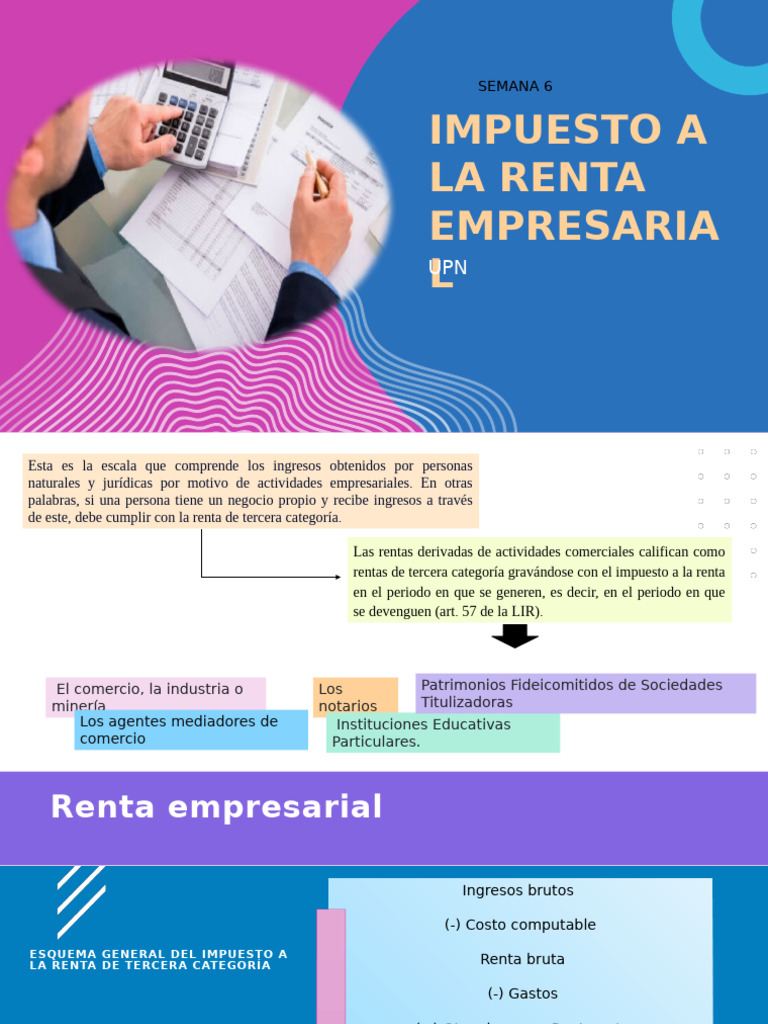 Impuesto A La Renta Empresarial Grupo 7 | PDF | Impuestos | Costo