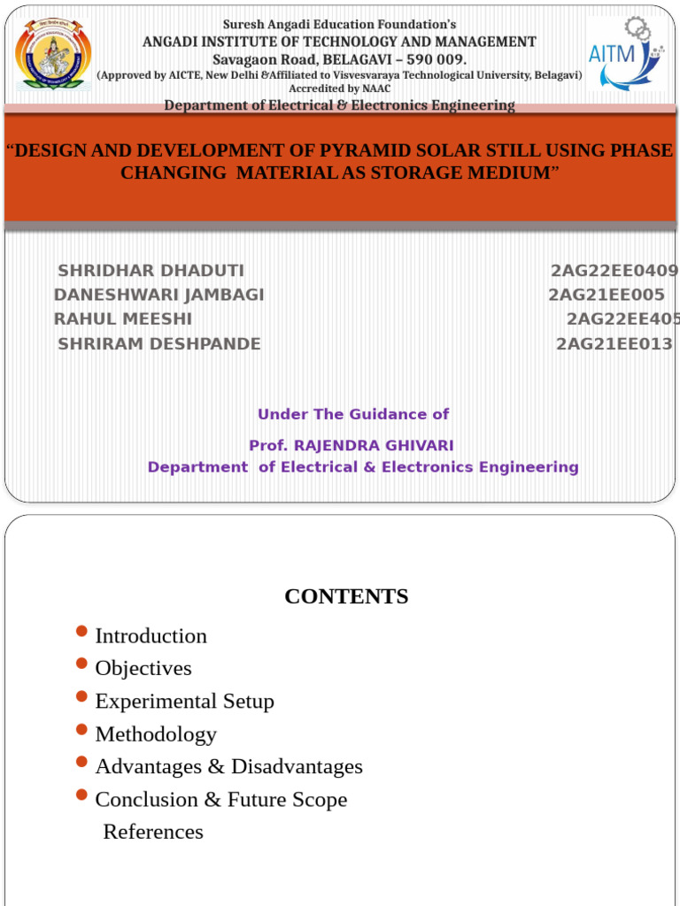 Pyramid Solar Still | PDF | Water | Physical Sciences