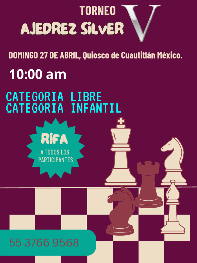 Torneo de Ajedrez en Cuautitlán 2025 | PDF