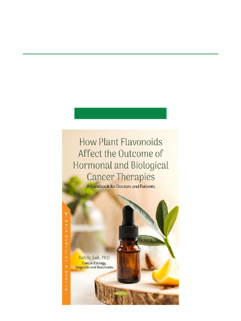 Flavonoids in Cancer Therapy Outcomes | PDF | Chemotherapy | Cancer