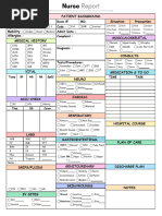 5P Nursing Handoff Checklist Template | PDF | Clinical Medicine ...