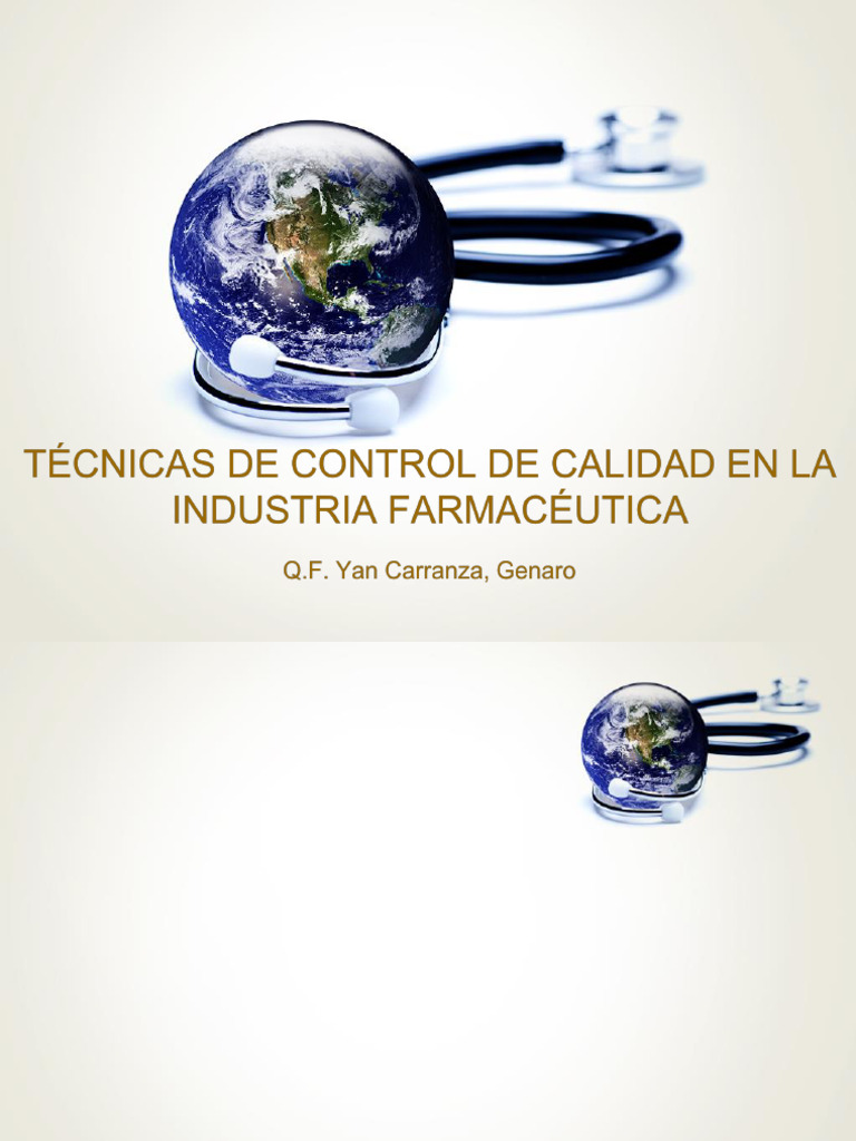 Control de Calidad en la Industria Farmacéutica | PDF | Calidad ...