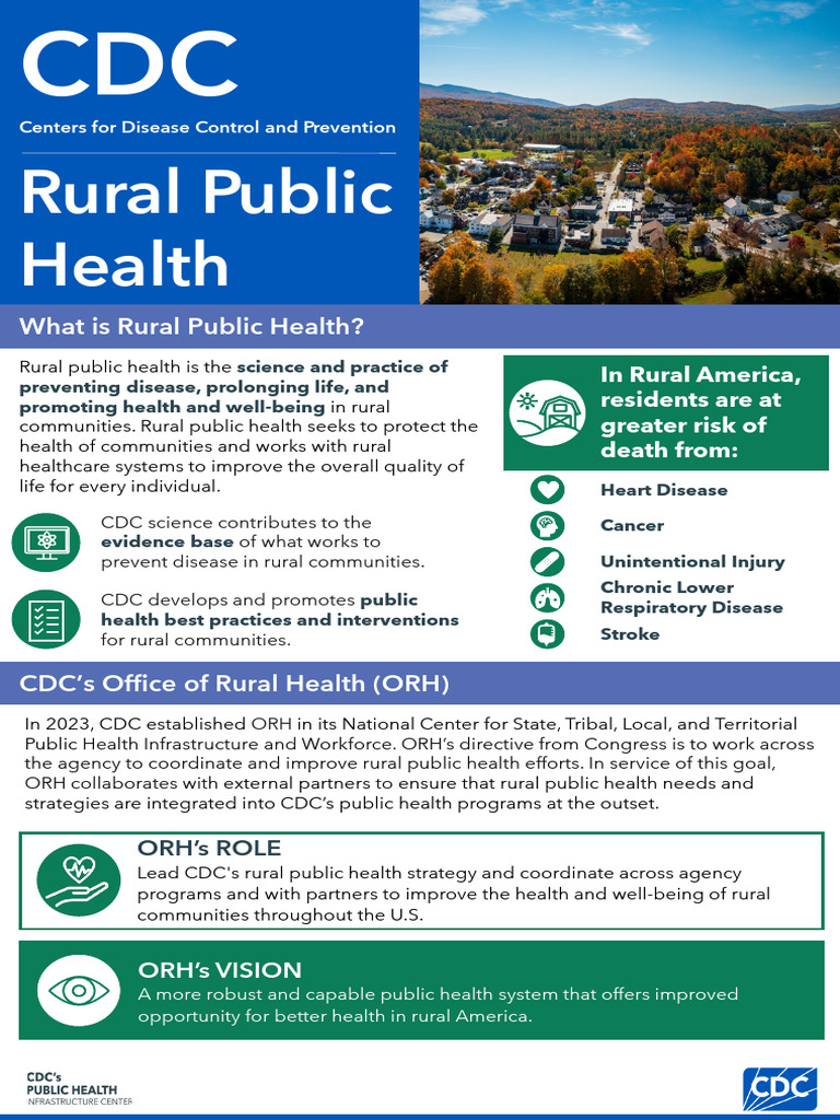CDC's Rural Public Health Initiatives | PDF | Public Health ...